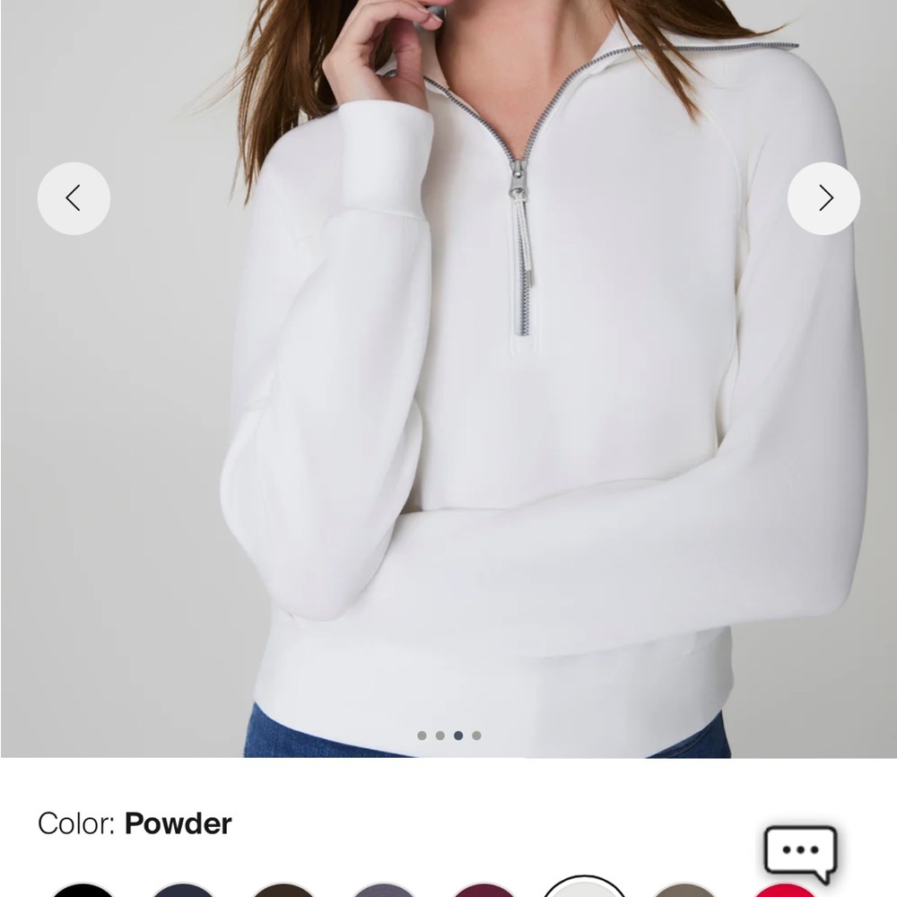 Spanx air essentials 1/4 zip